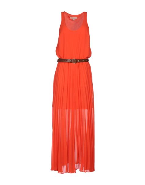 orange michael kors long dress|Michael Kors dresses outlet.